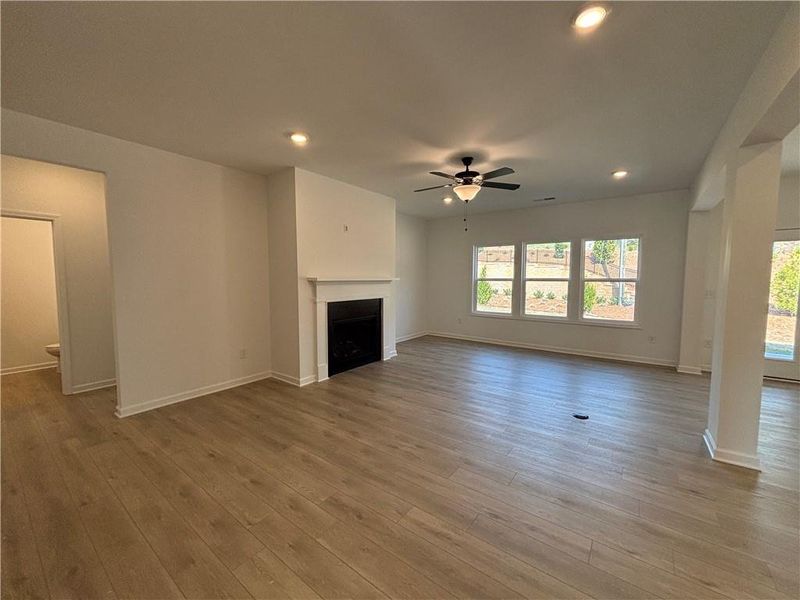 Spacious, unfurnished interior of a new home in Arbors at Richland Creek, Buford (Image 28).