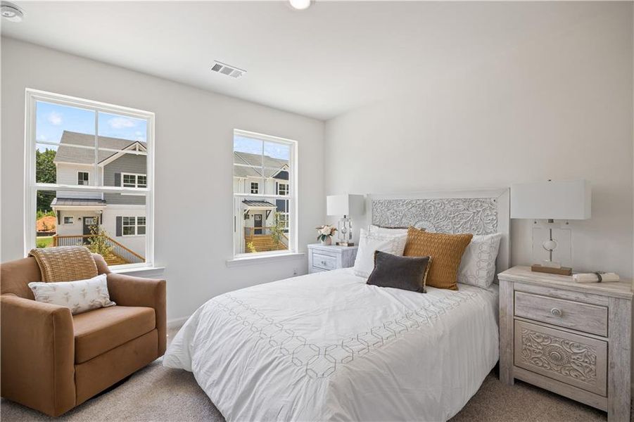 Furnished interior view inside a new home in Old Salem Crossing, Conyers (Image 14).
