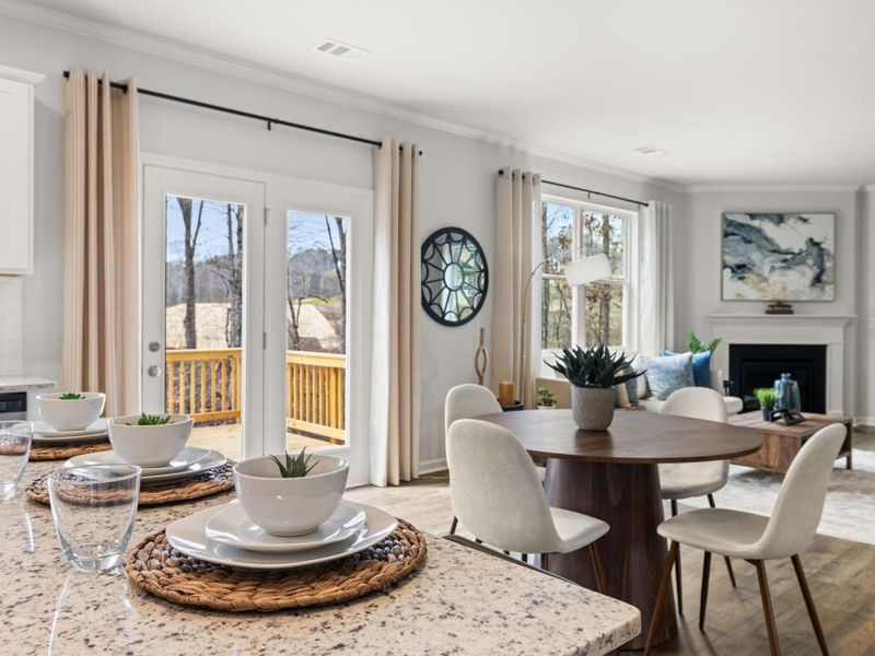 Furnished interior view inside a new home in Lost Creek, Dallas (Image 30).