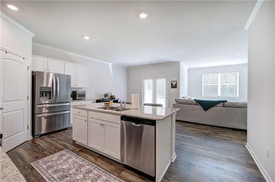 Furnished interior view inside a new home in , Cartersville (Image 14).