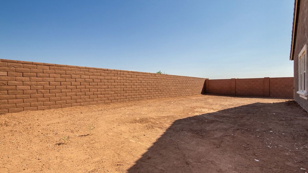 Representative exterior photo of a completed home built from the Baxter by D.R. Horton in The Oasis at Rocking K, Vail, AZ (Image 18).