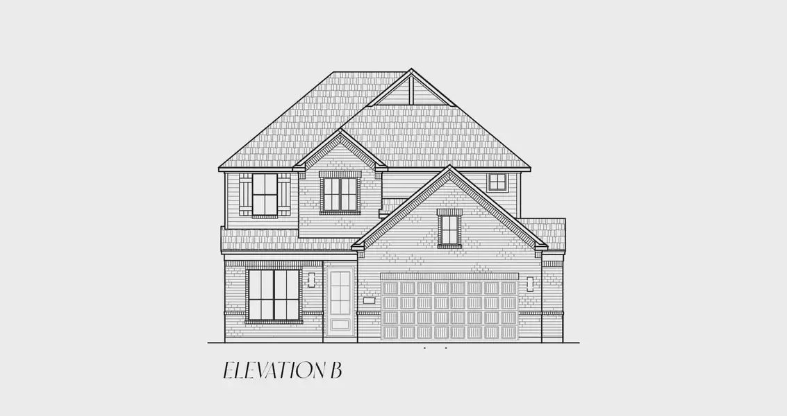 Representative rendering of the exterior for the Dayton by Chesmar Homes (Image 3).