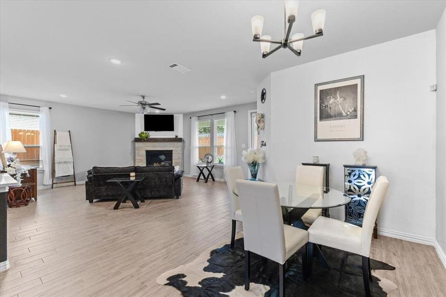 Furnished interior view inside a new home in Lakeview Heights, Azle (Image 15).