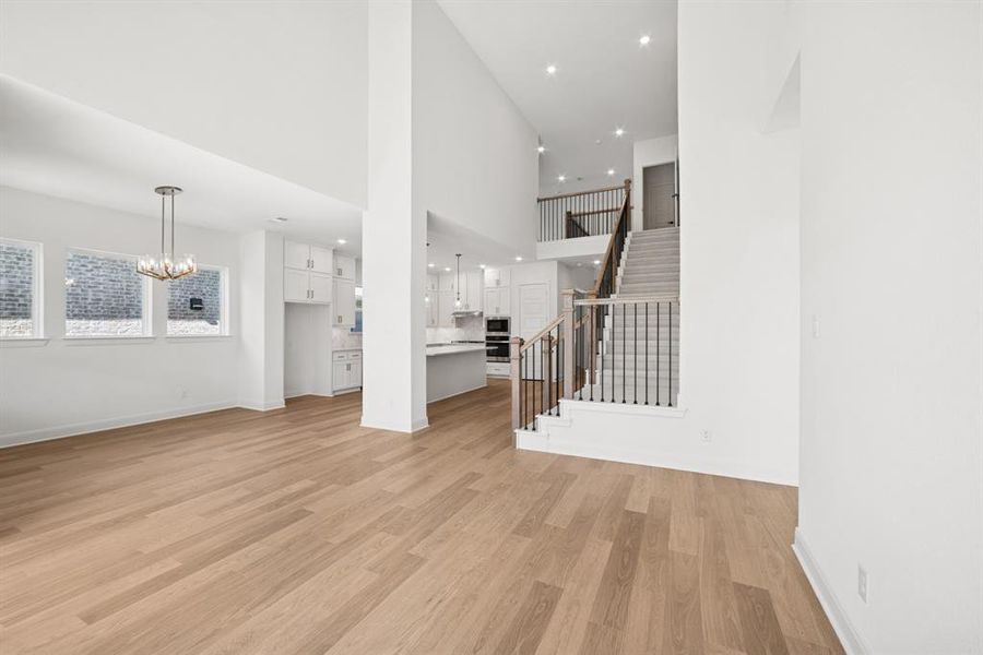 Spacious, unfurnished interior of a new home in Pecan Square - Gardens, Northlake (Image 28).