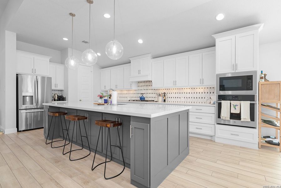 Furnished interior view inside a new home in Meadows of Mill Creek, Seguin (Image 15).