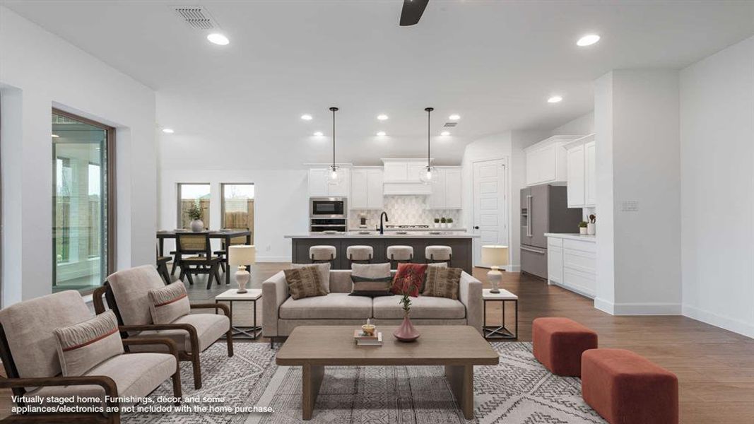 Furnished interior view inside a new home in Devonshire 55', Forney (Image 10).