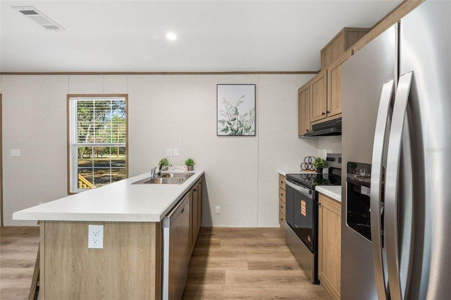 Furnished interior view inside a new home in , Bronson (Image 12).