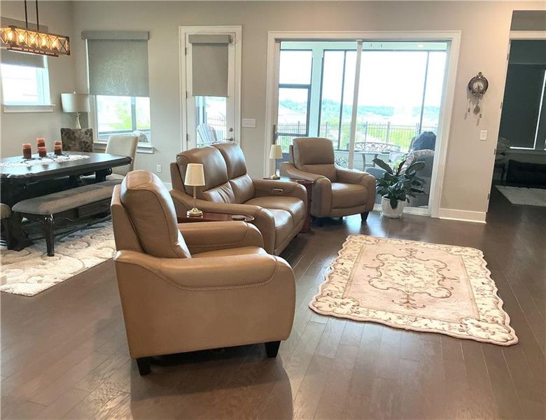 Furnished interior view inside a new home in The Retreat at Sterling on the Lake 48', Flowery Branch (Image 28).