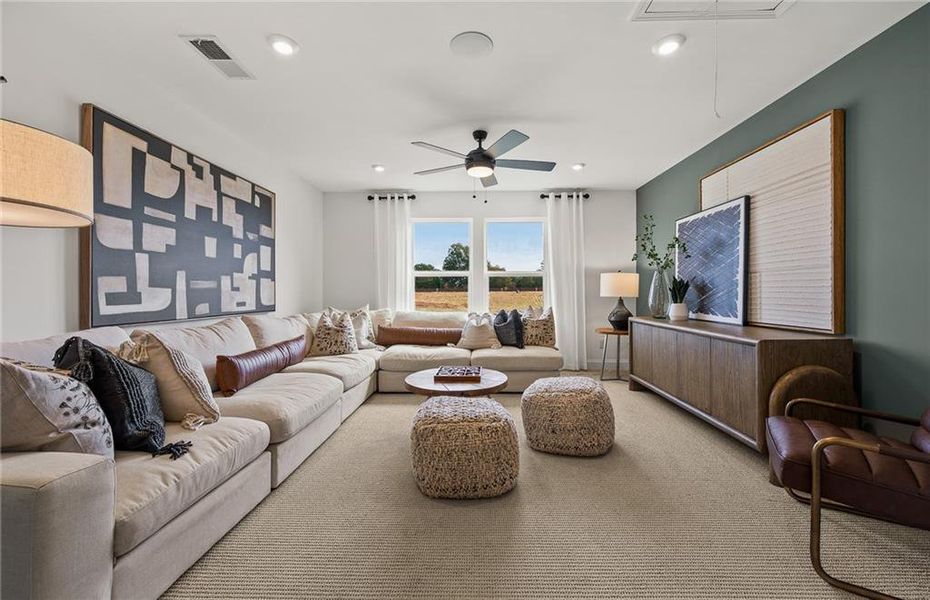 Furnished interior view inside a new home in Berkeley Mill, Cumming (Image 15).