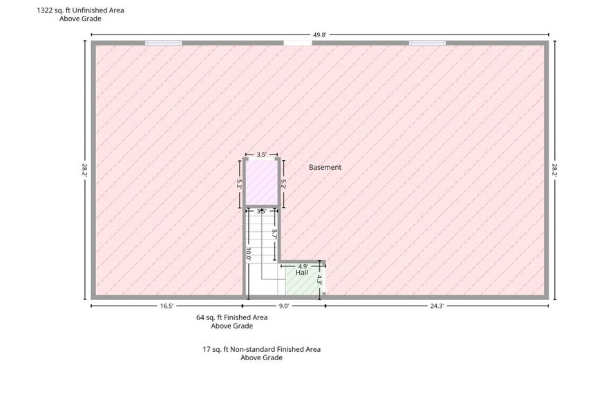2D floor plan layout of this home in , Alexander, NC (Image 3).