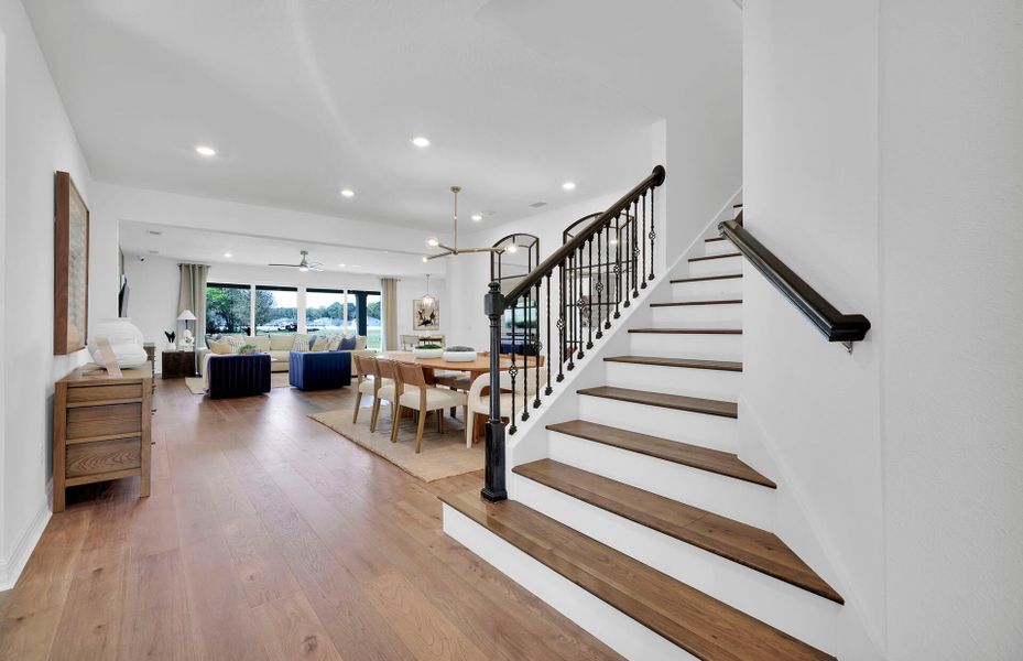 Furnished interior view inside a new home in Wingate Landing, Jacksonville (Image 18).