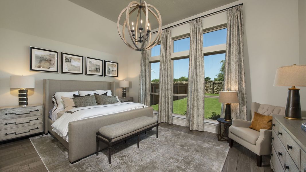 Furnished interior view inside a new home in Santa Rita Ranch - Eldorado, Liberty Hill (Image 7).