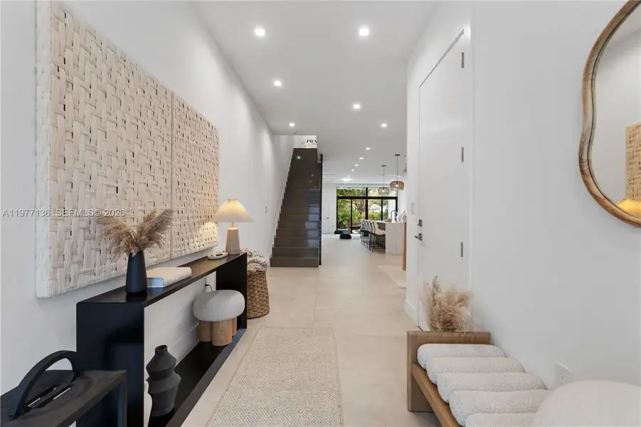 Furnished interior view inside a new home in , Miami (Image 5).