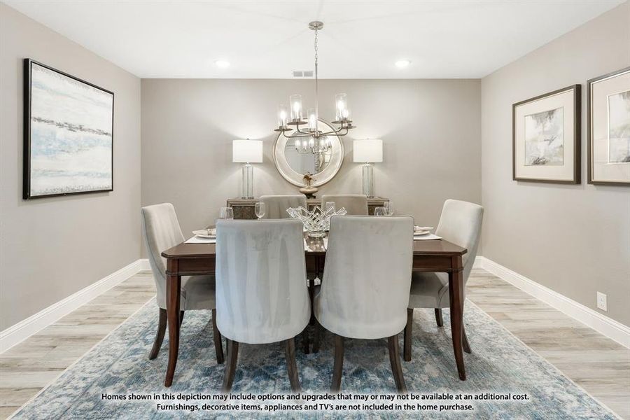 Furnished interior view inside a new home in North Grove, Waxahachie (Image 35).