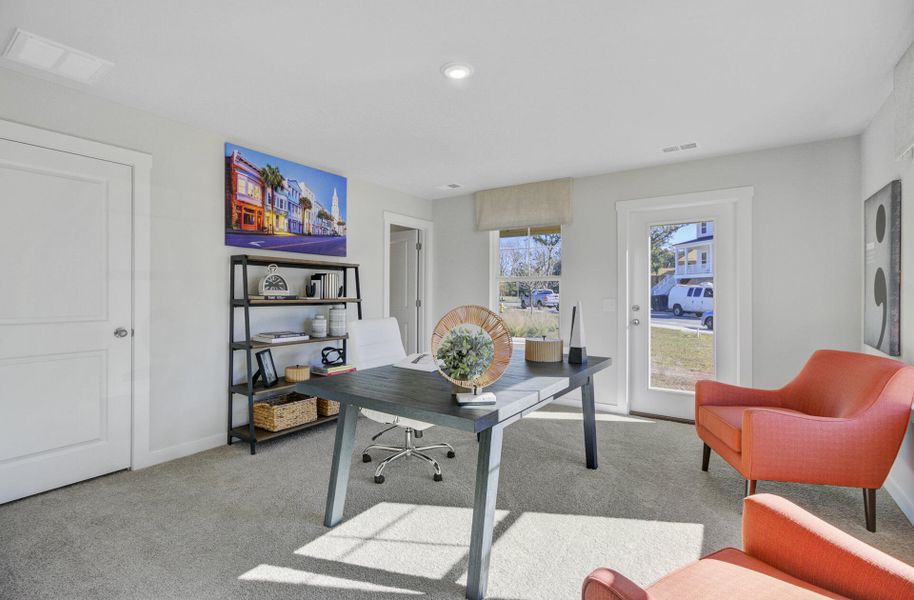 Furnished interior view inside a new home in , Johns Island (Image 4).