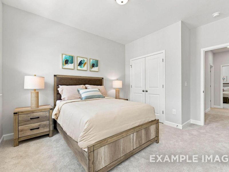 Furnished interior view inside a new home in Forestville Yard, Knightdale (Image 17). Furnished interior view inside a new home in Forestville Yard, Knightdale (Image 17).
