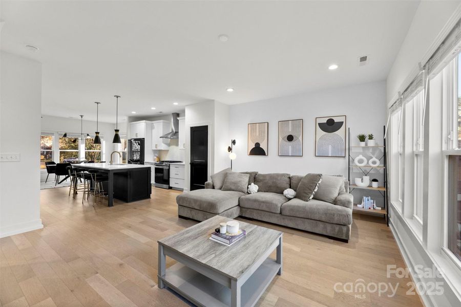 Furnished interior view inside a new home in , Charlotte (Image 32).