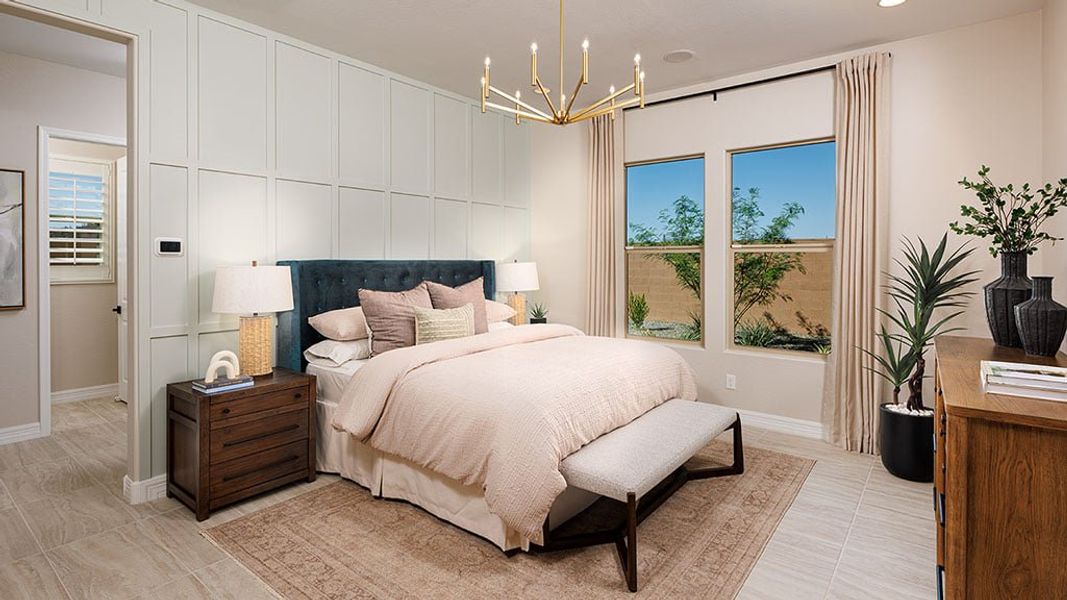 Representative furnished interior of a home built from the Everglade by Taylor Morrison in Saddleback, Peoria (Image 10).