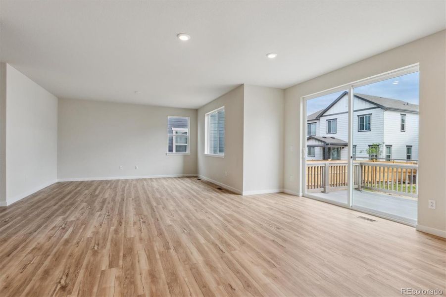 Spacious, unfurnished interior of a new home in Floret Collection at Parkdale Commons, Lafayette (Image 21).