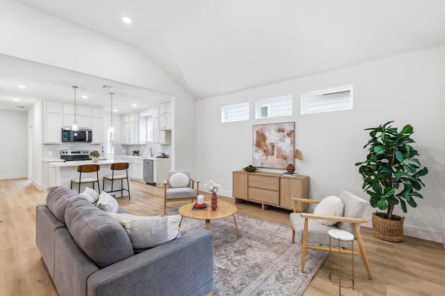 Furnished interior view inside a new home in , Fort Worth (Image 11).
