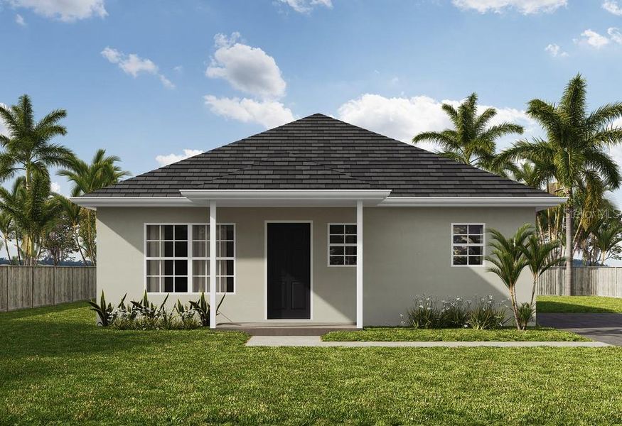 Front exterior of a new home in , Inverness, FL, highlighting curb appeal (Image 1). Front exterior of a new home in , Inverness, FL, highlighting curb appeal (Image 1).
