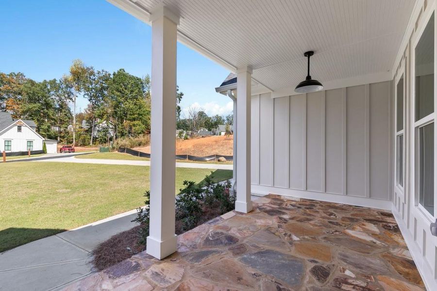 Exterior details and patio area of a home in , Dawsonville (Image 18).