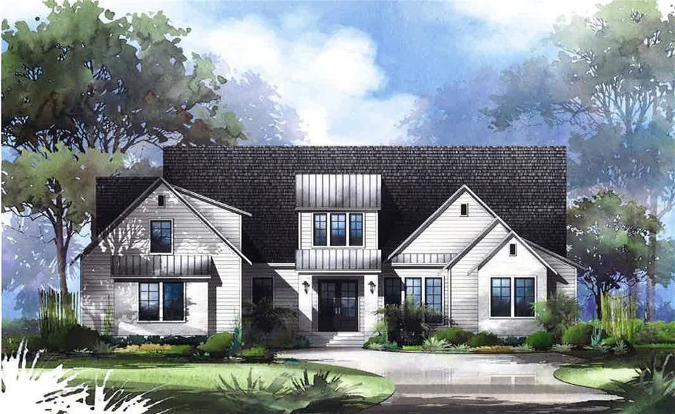 Exterior rendering of this home design in , Archer, FL (Image 3).