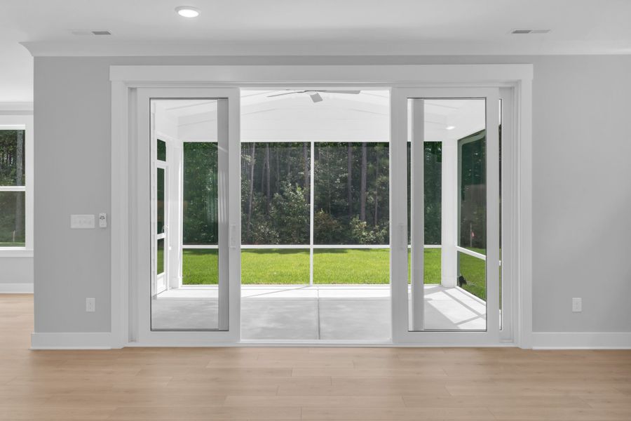 Representative unfurnished interior of a home built from the The Hampton by RobuckHomes in Stonehenge, Raleigh (Image 80).