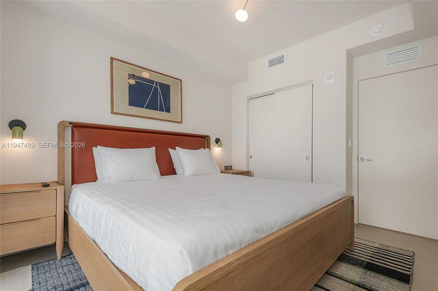 Furnished interior view inside a new home in , Miami (Image 11).