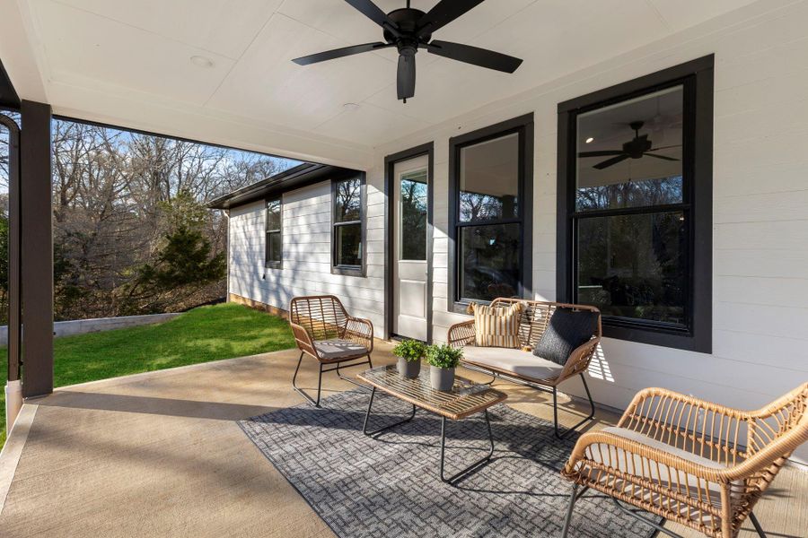 Exterior details and patio area of a home in , Brenham (Image 29). Exterior details and patio area of a home in , Brenham (Image 29).