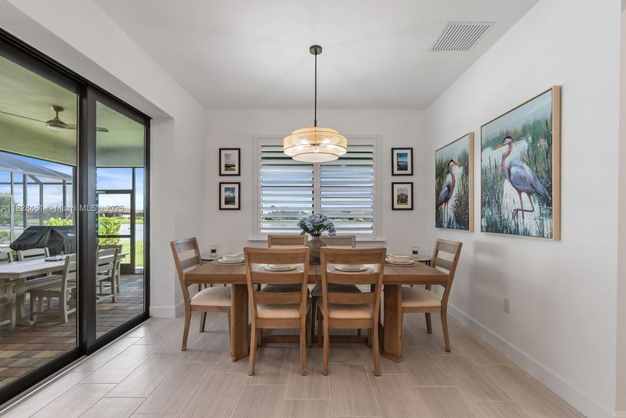 Furnished interior view inside a new home in Del Webb Naples, Ave Maria (Image 15).