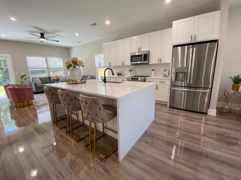 Furnished interior view inside a new home in , North Charleston (Image 5).