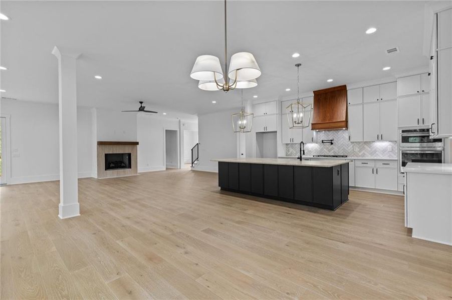 Furnished interior view inside a new home in , Buford (Image 8). Furnished interior view inside a new home in , Buford (Image 8).