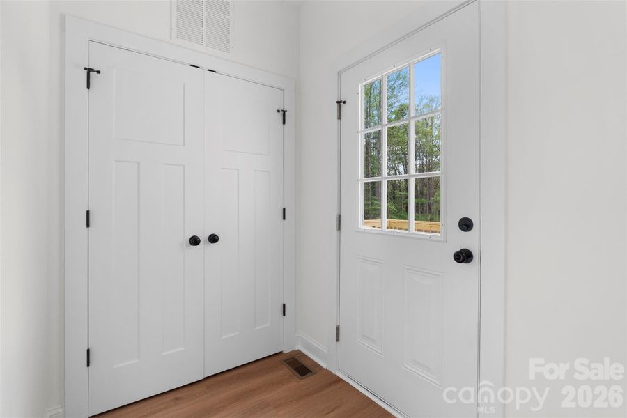 Laundry by back door