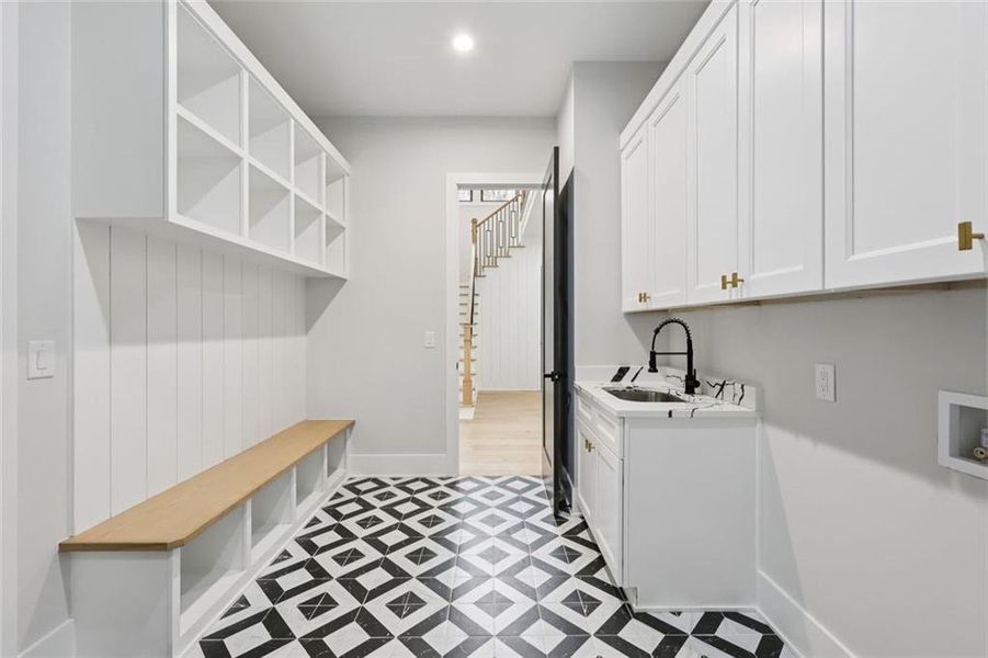 Furnished interior view inside a new home in , Auburn (Image 17).