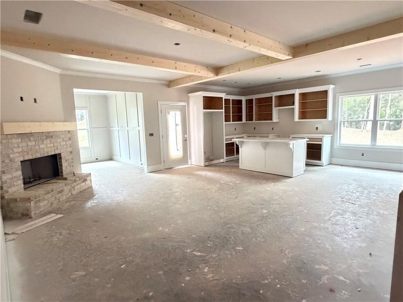 In-progress construction of a new home in , Jefferson, GA (Image 26).