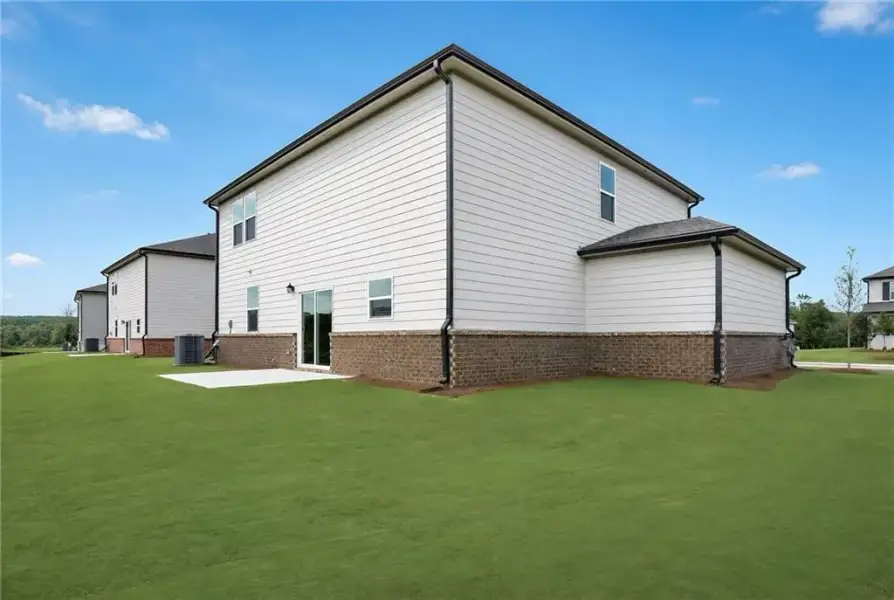 Exterior details and patio area of a home in Apalachee Hills, Bethlehem (Image 4).