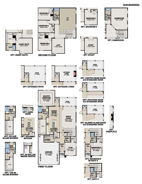 Bandera 2440 Home Design Layout