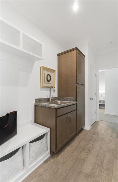 Furnished interior view inside a new home in Sierra Creek, Hoschton (Image 16).