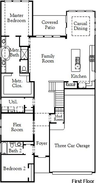 2D floor plan layout for the Colleyville by Coventry Homes in Wildtree, Magnolia, TX (Image 3). 2D floor plan layout for the Colleyville by Coventry Homes in Wildtree, Magnolia, TX (Image 3).
