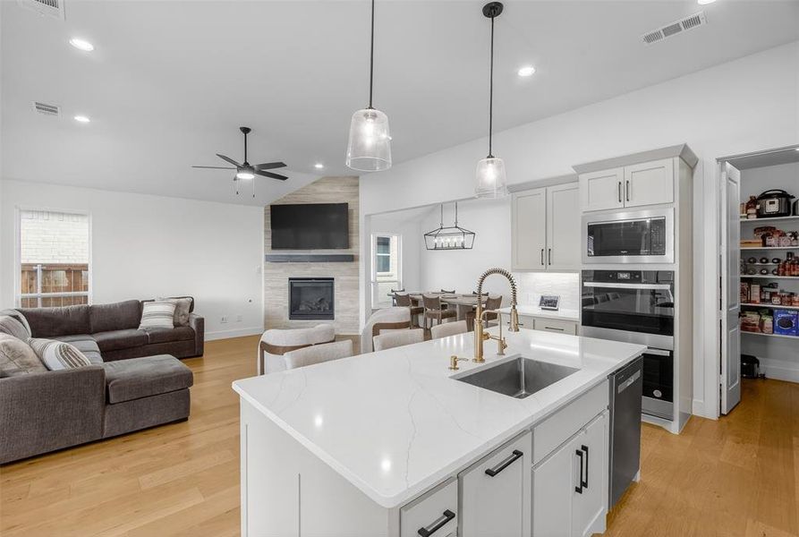 Furnished interior view inside a new home in Ten Mile Creek, Celina (Image 32).