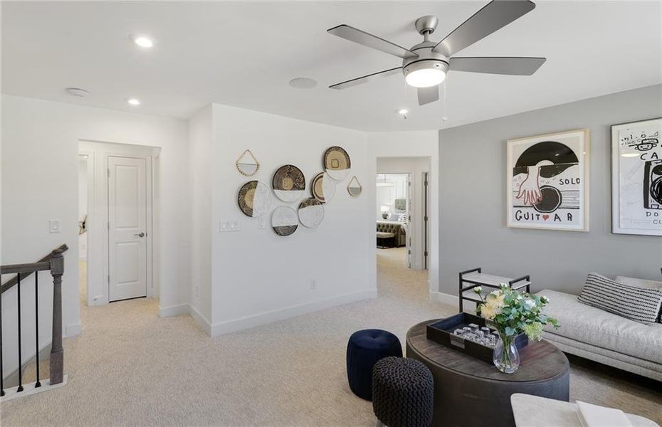 Furnished interior view inside a new home in Riversprings, Dacula (Image 19).