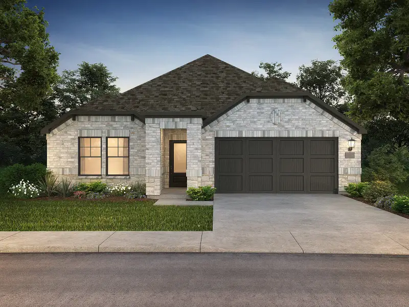Front exterior of a new home in Westmoor, Sherman, TX, highlighting curb appeal (Image 1). Front exterior of a new home in Westmoor, Sherman, TX, highlighting curb appeal (Image 1).