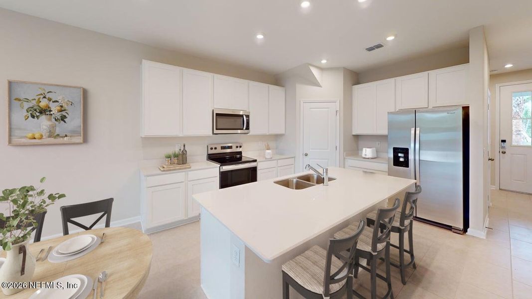 Furnished interior view inside a new home in Egret Creek, Jacksonville (Image 5). Furnished interior view inside a new home in Egret Creek, Jacksonville (Image 5).