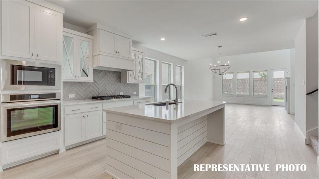 Plenty of storage and prep space in this wonderful kitchen!  REPRESENTATIVE PHOTO.