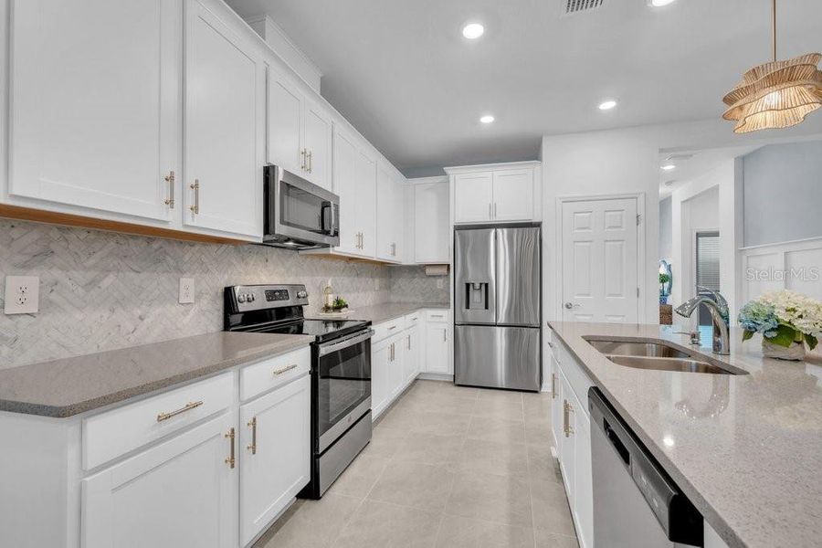 Furnished interior view inside a new home in , Sarasota (Image 6).