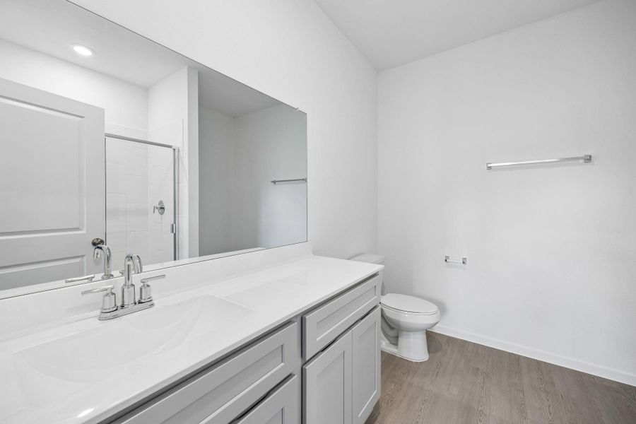 Furnished interior view inside a new home in Mavera, Conroe (Image 14).