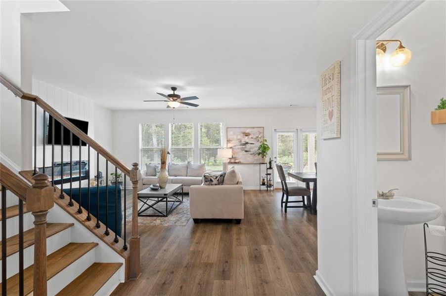 Furnished interior view inside a new home in Jefferson Hills, Jefferson (Image 8).