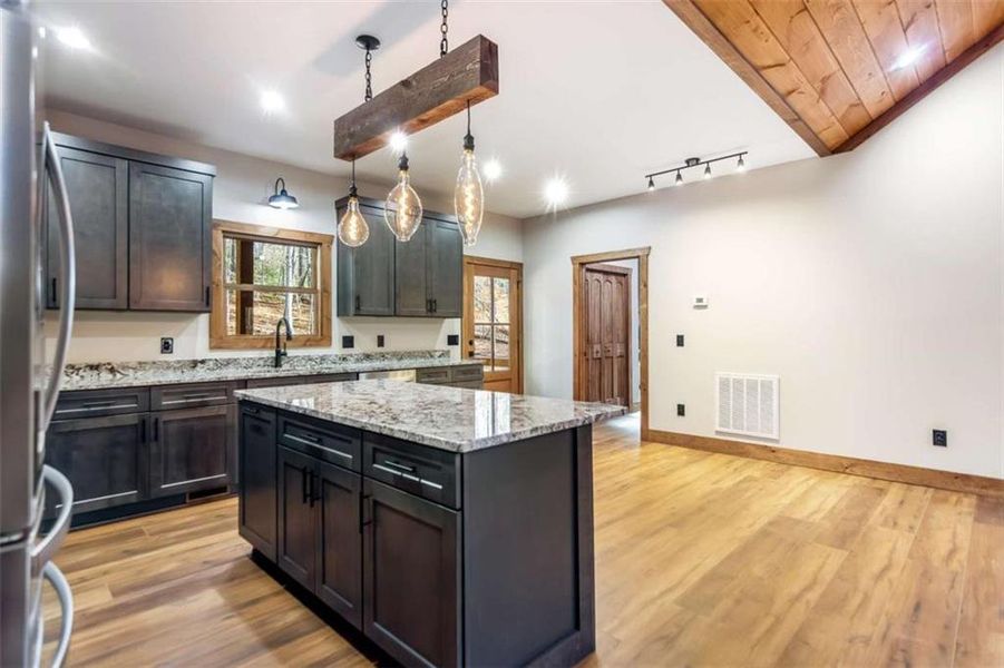 Furnished interior view inside a new home in , Ellijay (Image 6).