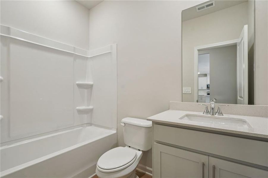 Furnished interior view inside a new home in Westmont Preserve, Powder Springs (Image 20).